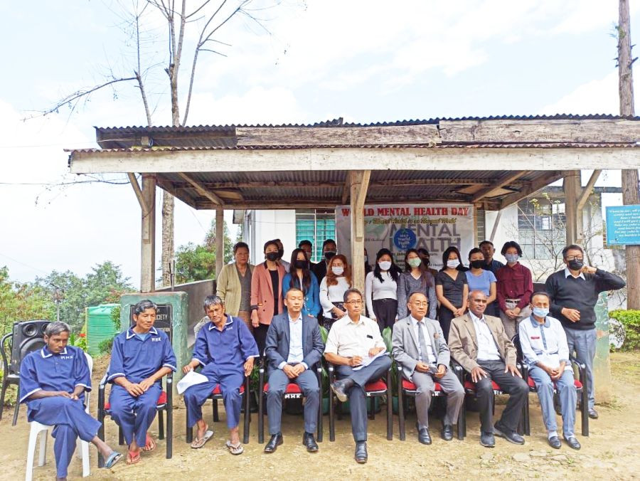 Participants during the World Mental Health Day programme at the State Mental Health Institute, Kohima on October 10. (Morung Photo)